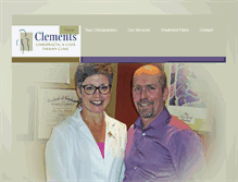 Tablet Screenshot of clementschiropractic.ca