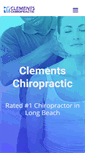 Mobile Screenshot of clementschiropractic.com